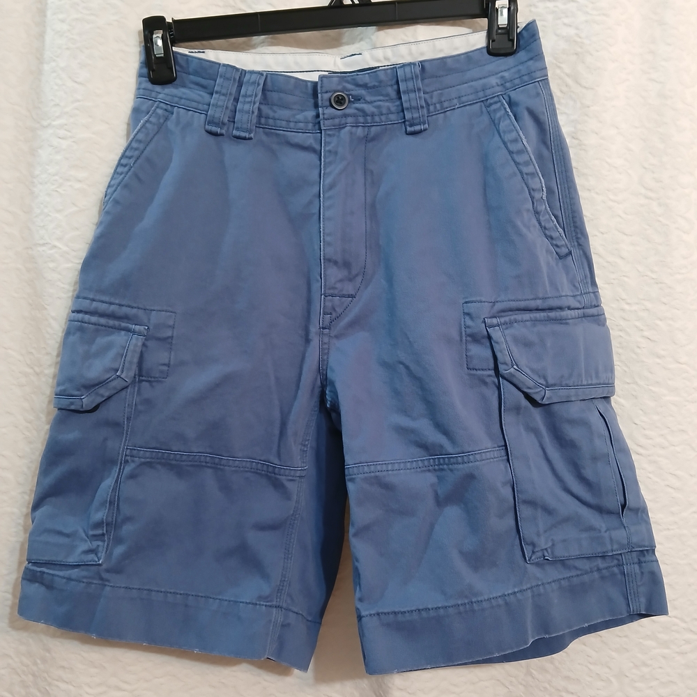 Polo Ralph Laurn Blue Cargo Shorts with Relaxed Fit and Sturdy Design